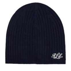 Czapka LAUREN RALPH LAUREN. Niebieskie czapki i kapelusze damskie Lauren Ralph Lauren, na zimę, bez wzorów. Za 549.99 zł.