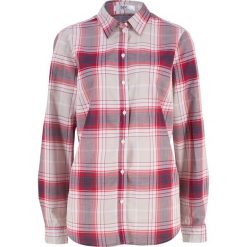 Bluzka z długim rękawem bonprix czerwony w kratę. T-shirty damskie bonprix. Za 29.99 zł.