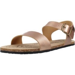 Sandały BREAK & WALK BWSH414003 Brąz. Brązowe sandały damskie CONGUITOS, bez wzorów, ze skóry, bez obcasa, bez zapięcia. Za 225.99 zł.