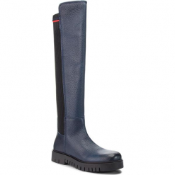 Muszkieterki TOMMY JEANS - Sock Tommy Jeans Boo EN0EN00382 Midnight 403. Niebieskie kozaki damskie Tommy Jeans, z jeansu. Za 799.00 zł.