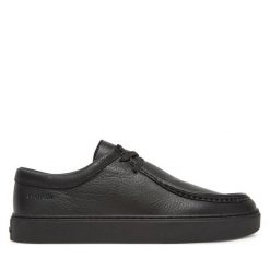 Półbuty Calvin Klein. Czarne półbuty na co dzień męskie Calvin Klein, bez zapięcia. Za 489.99 zł.