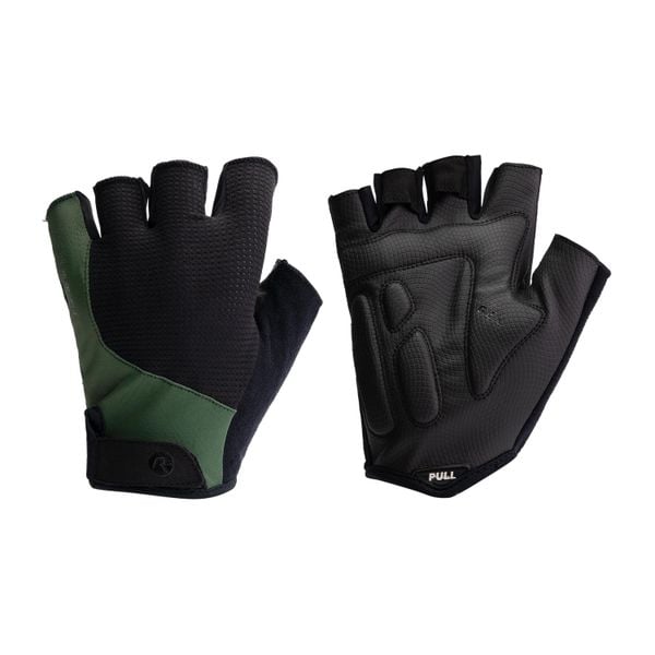 Rękawiczki rowerowe męskie Rogelli ESSENTIAL. Czarne rękawiczki męskie Rogelli, bez wzorów, z materiału. Za 88.00 zł.