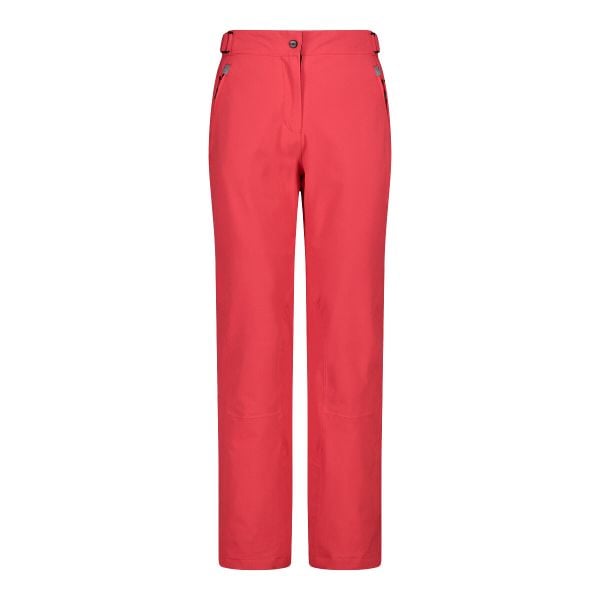 Spodnie narciarskie dla kobiet CMP. Czerwone spodnie materiałowe damskie CMP, m, bez wzorów, narciarskie. Za 509.99 zł.