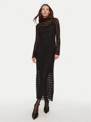 Dixie Sukienka koktajlowa AIVUKAEA Czarny Regular Fit. Czarne sukienki damskie Dixie, m, bez wzorów, z syntetyku, wizytowe, bez kołnierzyka, bez ramiączek. Za 519.99 zł.