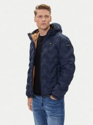 Blauer Kurtka puchowa 25WBLUC03233 Granatowy Regular Fit. Niebieskie kurtki męskie Blauer, m, bez wzorów, z puchu, bez kaptura. Za 1,749.00 zł.