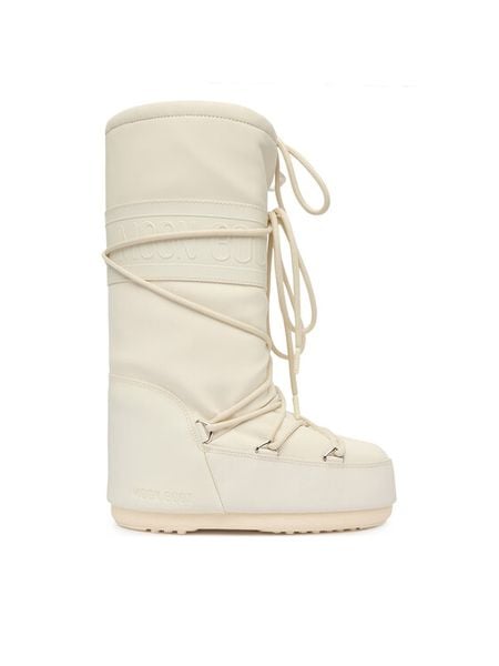 Moon Boot Śniegowce 80D1402760 Écru. Białe śniegowce i trapery damskie Moon Boot, ze skóry. Za 1,089.00 zł.