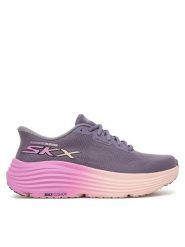 Skechers Buty do biegania Max Cushioning Endeavour 129473/PUR Fioletowy. Fioletowe obuwie sportowe damskie Skechers, bez wzorów, z materiału, do biegania. Za 379.99 zł.