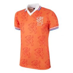Camisa Retrô de Futebol da Copa do Mundo de 1994 da Holanda. Brązowe koszulki sportowe męskie COPA FOOTBALL, bez wzorów, bez kołnierzyka, bez ramiączek, do piłki nożnej. Za 338.73 zł.