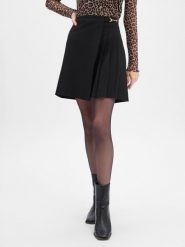 Marie Lund Damska spódnica kopertowa z zawartością wełny Kobiety czarny jednolity, 36. Czarne spódnice damskie Marie Lund, bez wzorów, z wełny, mini, kopertowe. Za 229.95 zł.