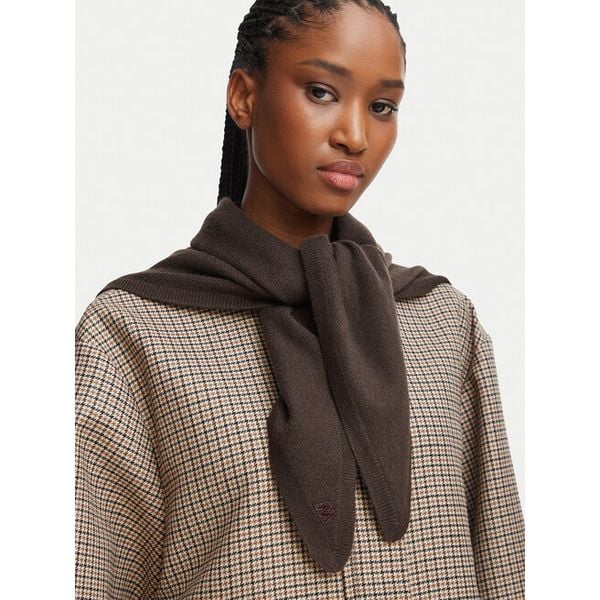 Chusta Weekend Max Mara. Brązowe szaliki i chusty damskie Weekend Max Mara, bez wzorów. Za 889.99 zł.