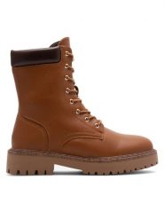 Jenny Fairy Trzewiki ELISA WS5896-17 Brązowy. Brązowe botki damskie Jenny Fairy, z materiału, bez obcasa, na płaskiej podeszwie, bez zapięcia. Za 159.99 zł.