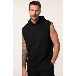 Męska Bluza z kapturem fitness Belly Fit bez rękawów kaptur szybkoschnąca. Czarne bluzy męskie JAY-PI, m, bez wzorów, z bawełny, z kapturem. Za 244.99 zł.