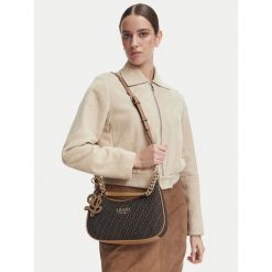 Torebka Liu Jo. Brązowe torebki do ręki damskie Liu Jo, bez wzorów, klasyczne, bez dodatków. Za 469.99 zł.