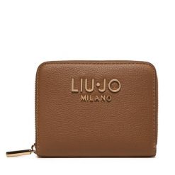 Portfel Liu Jo. Brązowe portfele damskie Liu Jo, bez wzorów. Za 269.99 zł.
