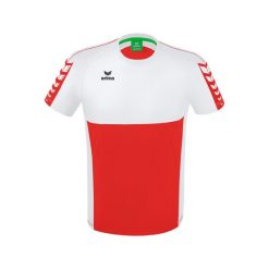 Jersey Erima Six Wings. Białe koszulki sportowe męskie Erima, l, bez wzorów, z jersey, bez kołnierzyka, bez ramiączek, do piłki nożnej. Za 162.00 zł.