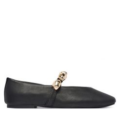 Baleriny Steve Madden. Czarne baleriny damskie Steve Madden, bez wzorów, bez obcasa. Za 519.99 zł.