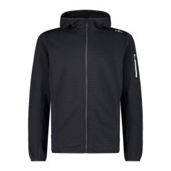 Bluza z kapturem CMP Mirevo Jacket. Czarne bluzy męskie CMP, m, bez wzorów, z elastanu, z kapturem. Za 384.99 zł.