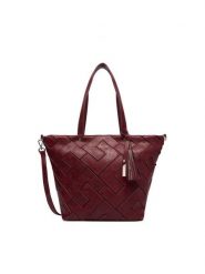 Lasocki Torebka C-MLP-E-025-05 Bordowy. Czerwone torebki do ręki damskie Lasocki, bez wzorów, z materiału, bez dodatków. Za 189.99 zł.
