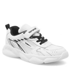 Sneakersy Sprandi. Białe półbuty chłopięce Sprandi, bez wzorów, bez zapięcia. Za 79.99 zł.