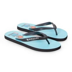 Japonki męskie Rip Curl Foamies Bloom Open Toe. Niebieskie klapki męskie Rip Curl, sportowe. Za 69.99 zł.
