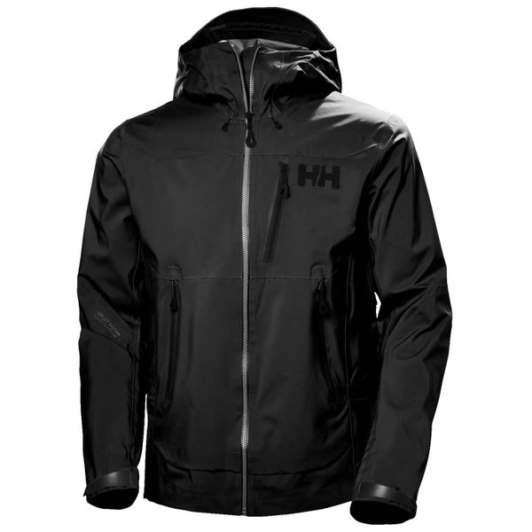 Kurtka Helly Hansen odin mountain infinity shell. Czarne kurtki męskie Helly Hansen, xl, bez wzorów, z włókna, bez kaptura. Za 2,546.50 zł.