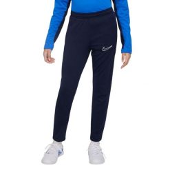 Męskie Spodnie Do Biegania Academy 23 DriFIT. Niebieskie spodnie sportowe męskie Nike, m, bez wzorów, z materiału, do biegania, dri-fit (nike). Za 205.99 zł.