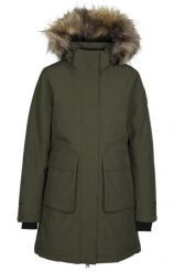 Dlx Ellington - Kurtka parka damska Dark Vine. Zielone parki damskie DLX, na zimę, m, bez wzorów, z futra. Za 841.99 zł.
