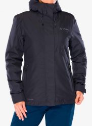 Kurtka ocieplana damska Vaude Rosemoor Padded Jacket II. Czarne kurtki sportowe damskie Vaude, m, bez wzorów, z materiału, bez kaptura, trekkingowe, primaloft. Za 621.49 zł.