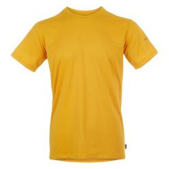 Koszulka techniczna Milo Keda ultralekka. Żółte koszulki sportowe męskie Milo, m, bez wzorów, z materiału, bez kołnierzyka, bez ramiączek, do biegania. Za 99.00 zł.