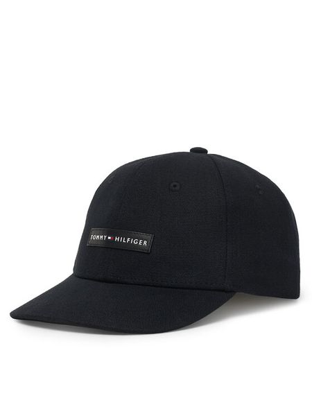 Tommy Hilfiger Czapka z daszkiem Logo Patch Canvas Baseball Cap AM0AM14119 Czarny. Czarne rękawiczki męskie Tommy Hilfiger, bez wzorów, z bawełny. Za 123.99 zł.