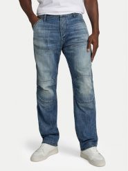 G-Star Raw Jeansy 5620 3D D23699-D544 Niebieski Regular Fit. Niebieskie jeansy męskie G-Star Raw, retro. Za 799.99 zł.