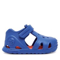 Sandały Biomecanics. Niebieskie sandały chłopięce Biomecanics, bez zapięcia. Za 109.99 zł.