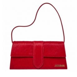 Torebka JACQUEMUS. Czerwone torebki do ręki damskie JACQUEMUS, bez wzorów, klasyczne, bez dodatków. Za 3,739.00 zł.