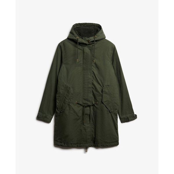 Parka dla kobiet Superdry Military Bord. Zielone kurtki damskie Superdry., m, bez wzorów, z materiału, eleganckie, bez kaptura. Za 765.60 zł.