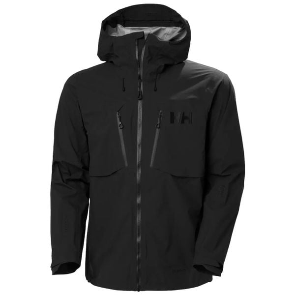 Kurtka turystyczna Helly Hansen Odin Ultimate Infinity. Czarne kurtki męskie Helly Hansen, na zimę, l, bez wzorów, z materiału, klasyczne, bez kaptura. Za 1,735.00 zł.