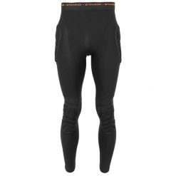 Legginsy Stanno Equip. Czarne legginsy sportowe męskie STANNO, bez wzorów, na fitness i siłownię. Za 254.50 zł.