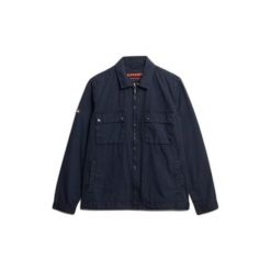 Kurtka Superdry. Niebieskie kurtki męskie Superdry., xl, z aplikacjami, klasyczne, bez kaptura. Za 409.75 zł.