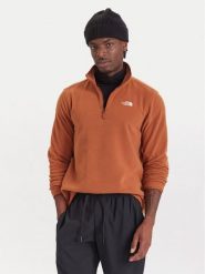 The North Face Polar Glacier NF0A8D0Q Pomarańczowy Regular Fit. Brązowe bluzy męskie The North Face, m, bez wzorów, z polaru, bez kaptura. Za 279.99 zł.