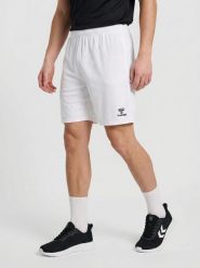 Szorty Hummel. Czerwone szorty sportowe damskie Hummel, uniwersalny, bez wzorów, z dzianiny, klasyczne, z standardowym stanem, do piłki ręcznej. Za 115.00 zł.