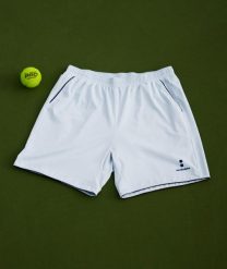 Męskie spodenki Tenis/Padel Pro Flex. Niebieskie krótkie spodenki sportowe męskie NORDICDOTS, m, bez wzorów, z materiału, na golfa. Za 275.00 zł.