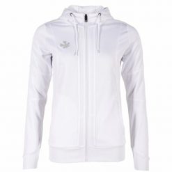 Damska bluza dresowa zapinana na zamek z kapturem Reece Australia Cleve TTS. Białe bluzy damskie REECE, m, bez wzorów, z dresówki, z kapturem. Za 232.15 zł.