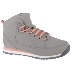 Buty 4F Winter Boots 4FJAW22FWINF004-27S szare. Szare buty sportowe dziewczęce bez wzorów, z gumy, bez zapięcia. Za 298.04 zł.