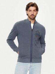 Aeronautica Militare Bluza 242FE1926F560 Niebieski Regular Fit. Niebieskie bluzy męskie Aeronautica Militare, m, bez wzorów, z bawełny, bez kaptura. Za 869.99 zł.