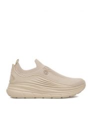 Go Soft Sneakersy CEO-BIC31163JJKF101(DZ) Beżowy. Brązowe buty sportowe dziewczęce GO SOFT, bez wzorów, z materiału, bez zapięcia. Za 99.99 zł.