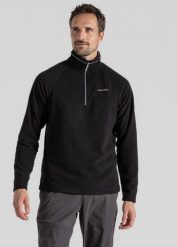 Bluza polarowa męska Craghoppers Corey VI Half Zip. Czarne bluzy męskie Craghoppers, m, bez wzorów, z materiału, bez kaptura. Za 191.29 zł.