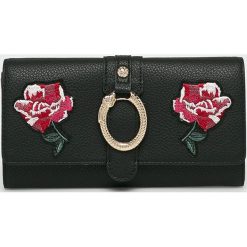 Liu Jo - Portfel. Czarne portfele damskie Liu Jo, z haftami, z materiału. Za 339.90 zł.
