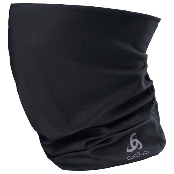Komina na szyję dla dorosłych Odlo Tube PRINTED NOS. Czarne szaliki i chusty damskie Odlo, na zimę, bez wzorów, sportowe. W wyprzedaży za 53.99 zł.