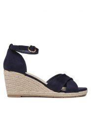Jenny Fairy Espadryle WSS20802-01 Granatowy. Niebieskie espadryle damskie Jenny Fairy, bez wzorów, z materiału, bez obcasa, bez zapięcia. Za 109.99 zł.