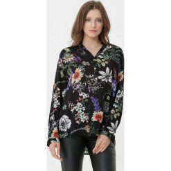 Czarna Koszula Haisley. Czarne bluzki damskie Born2be, l, bez wzorów, z jeansu, eleganckie, bez kołnierzyka, bez ramiączek. Za 49.99 zł.