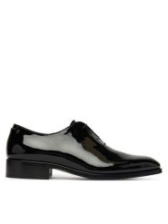 BOSS Półbuty Rill 50553059 Czarny. Czarne eleganckie półbuty Boss, z lakierowanej skóry, wizytowe, bez zapięcia. Za 2,649.00 zł.